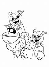 Puppy Pals Dog Coloring Pages Cartoon sketch template