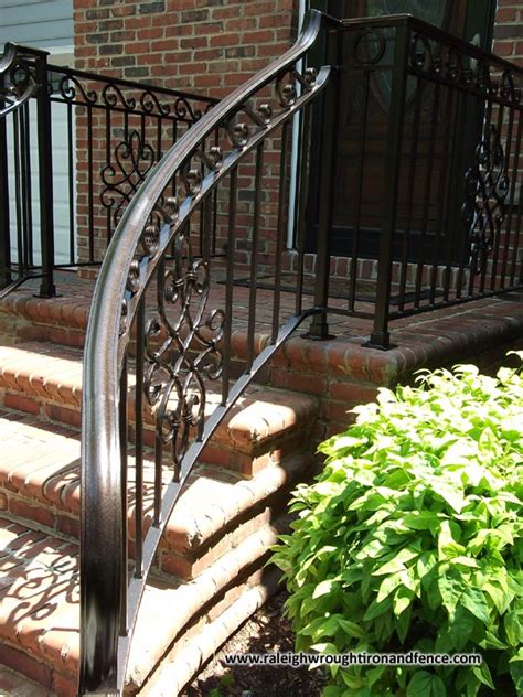 Custom Wrought Iron Residential Railings Raleigh Wrought