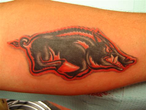 top razorbacks tattoo arkansas images  pinterest tattoos