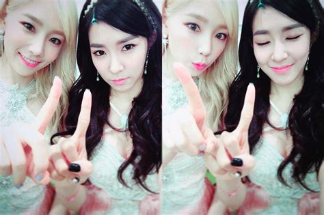 taeyeon and tiffany thanks fans for snsd s 11th lion