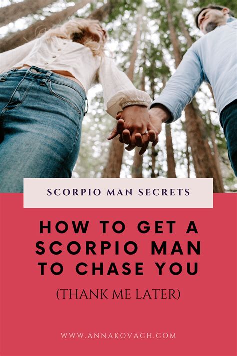 Get A Scorpio Man To Chase You With These Tips Scorpio Men Best