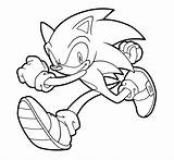 Sonic Coloring Pages Printable Hedgehog Color Kids Exe Running Runs Retro Colouring Printables Super Print Mix Getcolorings Book Popular Choose sketch template
