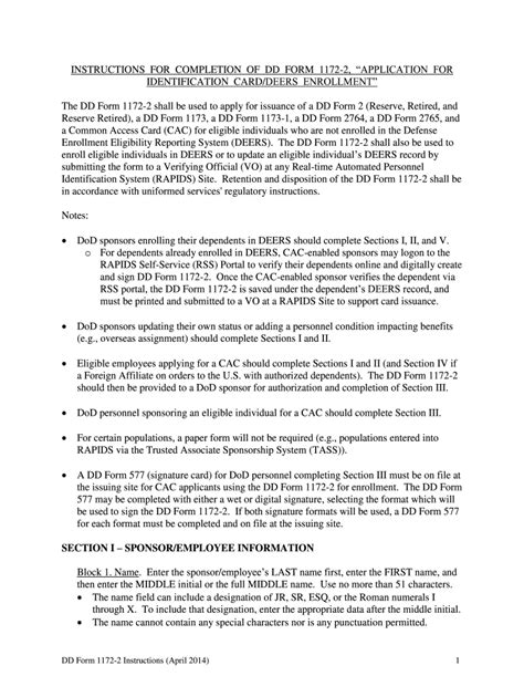 2014 form dd 1172 2 instructions fill online printable fillable