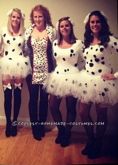 Cute And Fun 101 Dalmatians Girls Group Costume This