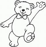 Bear Teddy Coloring Pages Kids Color Printable Colouring Drawing Cute Bears Baby Easy Clipart Sheets Print Cartoon Bestcoloringpagesforkids Pic Outline sketch template