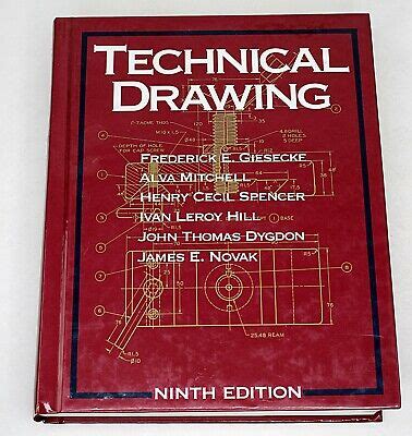 technical drawing  ed  giesecke  al hb excellent condition