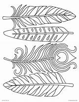 Coloring Feather Pages Feathers Print Printable Color Indian Merry Round Go Boho Drawing Rosemaling Simple Tribal Kids Bird Template Printables sketch template