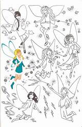 Fairies Coloring Fairy Collab sketch template