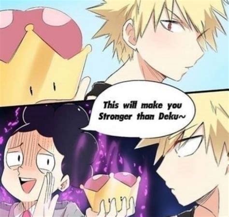 should bakugo put it on mineta might be tricking him but to get