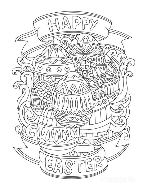 printable adult easter coloring pages   happier human