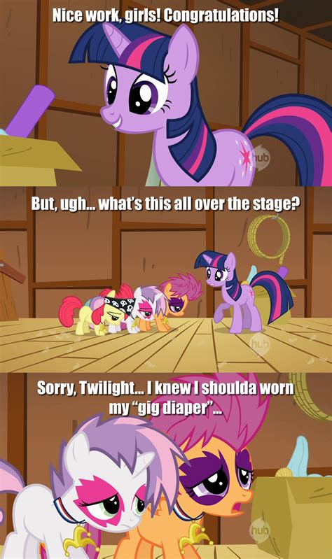 gig diaper   pony friendship  magic   meme
