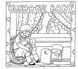 Hush Baby Mother Bye Susie Plays September Drawing Coloring 1926 Mostlypaperdolls Paper sketch template