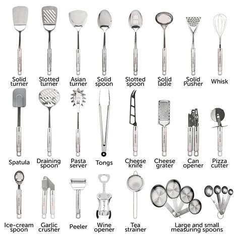 home hero kitchen utensils set stainless steel cooking utensils set