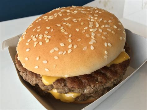 double quarter pounder  cheese mcdonalds uk price review