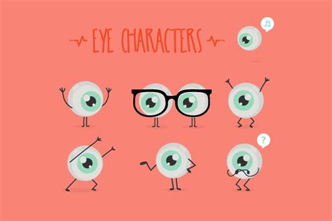 eye characters custom designed illustrations creative market