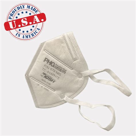 Phg N95 Particulate Respirator Mask Niosh Approved 5160