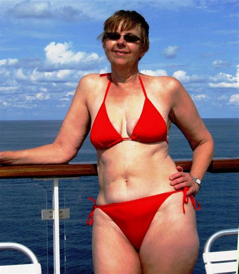 Sexy Greek Goddess Cruises The Sea Red Bikini Wife Bliss Flickr