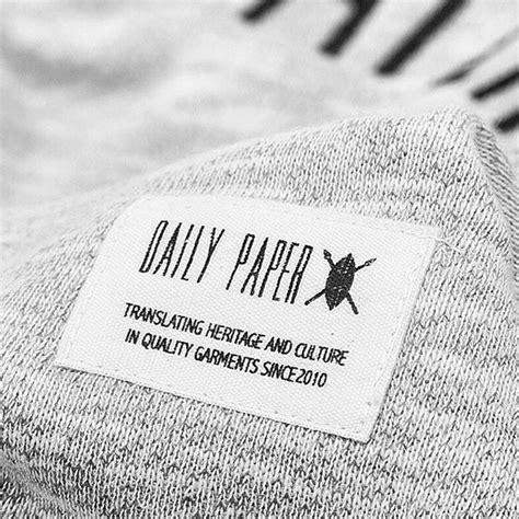 daily paper daily papers garment labels paper