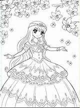 Coloring Anime Pages Princess Kawaii Girls Cute Disney Printable Mia Chibi Book Mama Adult Color Sheets Motivation Involving Colouring Google sketch template