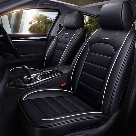 luxury black car seat covers  seats leather car seat covers frontrear