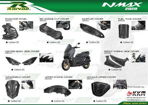 muffler cover yamaha nmax  rapido