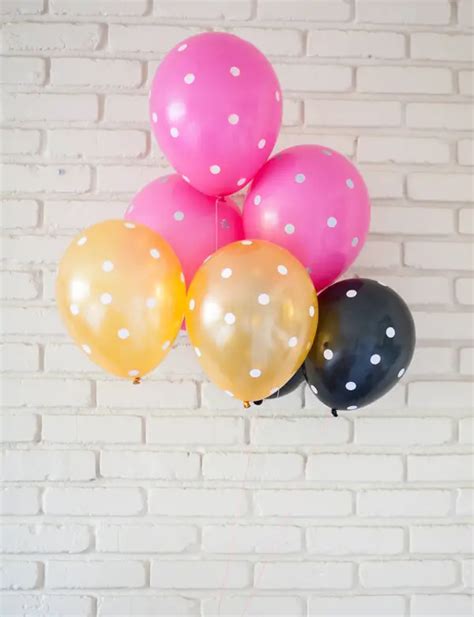 polka dot balloons  subtle revelry