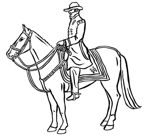 horse rider drawing  getdrawings