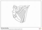 Coloring Flag Harp Italy Printable Ireland Irish Symbol Pages Cool Template Getdrawings Getcolorings sketch template