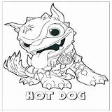 Dog Hot Coloring Pages Getcolorings sketch template