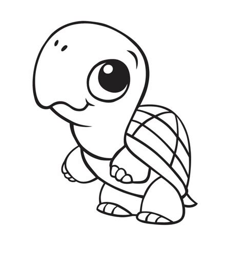 baby turtle coloring page  printable coloring pages  kids