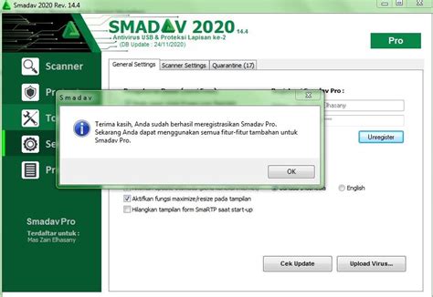 Serial Key Smadav Pro Rev 14 4 2020 Update 24 November 2020 Serial