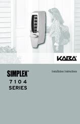 kaba simplex  series manuals