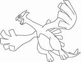 Lugia Drawing Legendary Moltres sketch template