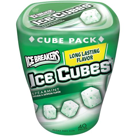 ice breakers ice cubes spearmint flavor sugar  gum  count walmartcom walmartcom