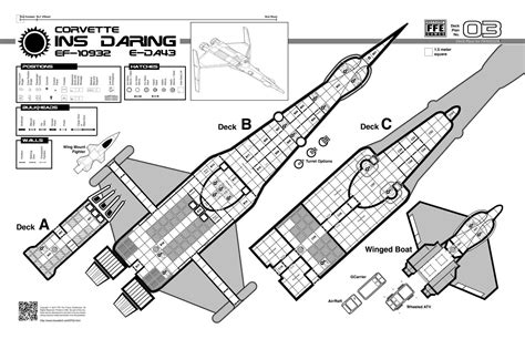 traveller ins daring deckplans  future enterprise traveller rpg starship design