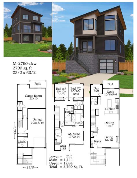 madison house plan skinny house plan  mark stewart industrial house plans roof