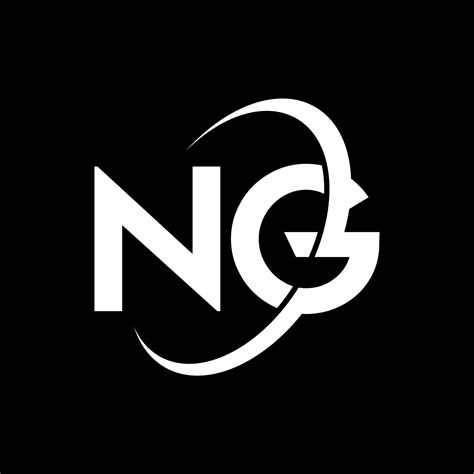 diseno de logotipo de letra ng icono del logotipo de letras iniciales