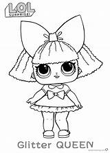 Lol Coloring Pages Doll Surprise Dolls Glitter Queen Printable Color Colouring Print Clipart Sheets Bettercoloring Baby Getcolorings Awesome Do Getdrawings sketch template