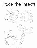 Insect Insects Tracing Twisty Noodle Practice Twistynoodle sketch template