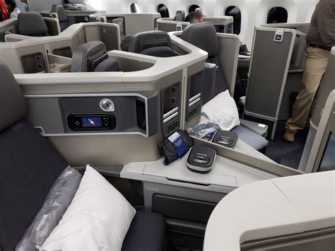 airline review american airlines business class boeing   lie flat seats frankfurt