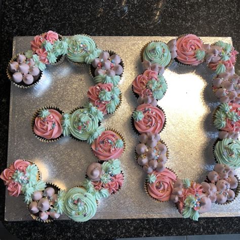 Number 30 Cupcakes 30th Birthday Cupcakes Cupcake Birthday Cake