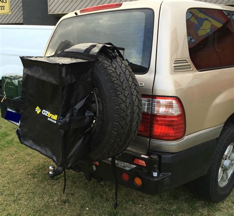 roadsafe spare wheel bin accessory bag rear wheel bag roadsafe offroad  ebay