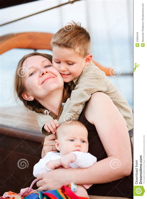 loving mom and son vertical royalty free stock image 4065028