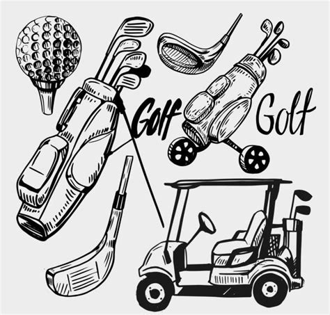 golf drawings illustrations royalty free vector graphics and clip art