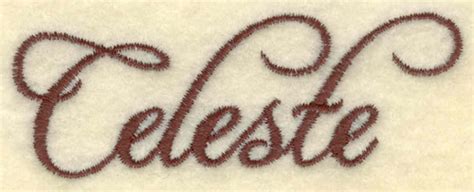 Celeste Lettering Embroidery Design Annthegran