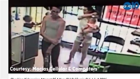 chilling video shows man snatch girl from store