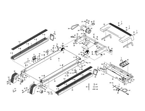 walking beltmotor diagram parts list  model ntl nordictrack parts treadmill parts