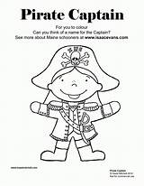 Pirate Coloring Pages Girl Treasure Chest Colouring Colour Printable Children Kids Captain Pirates Print Color Library Clipart Popular Birthday Hunt sketch template
