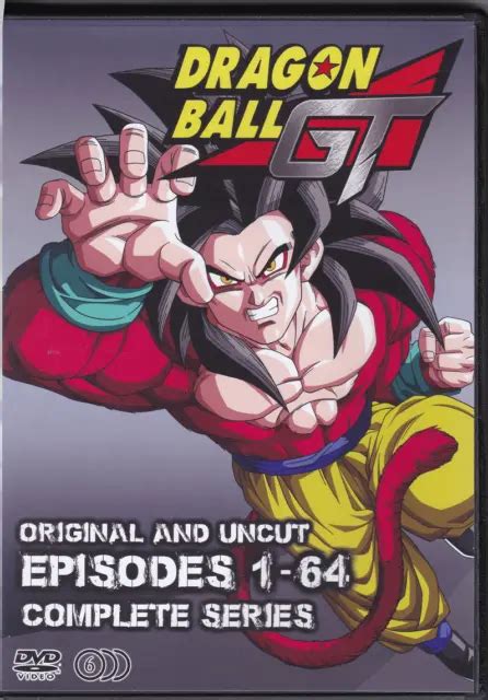 Dragon Ball Gt Episodes 1 64 Complete Anime Series On 6 Dvds 19 99