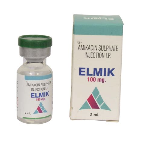 elmik amikacin sulphate mg amikacin mg injection packaging size